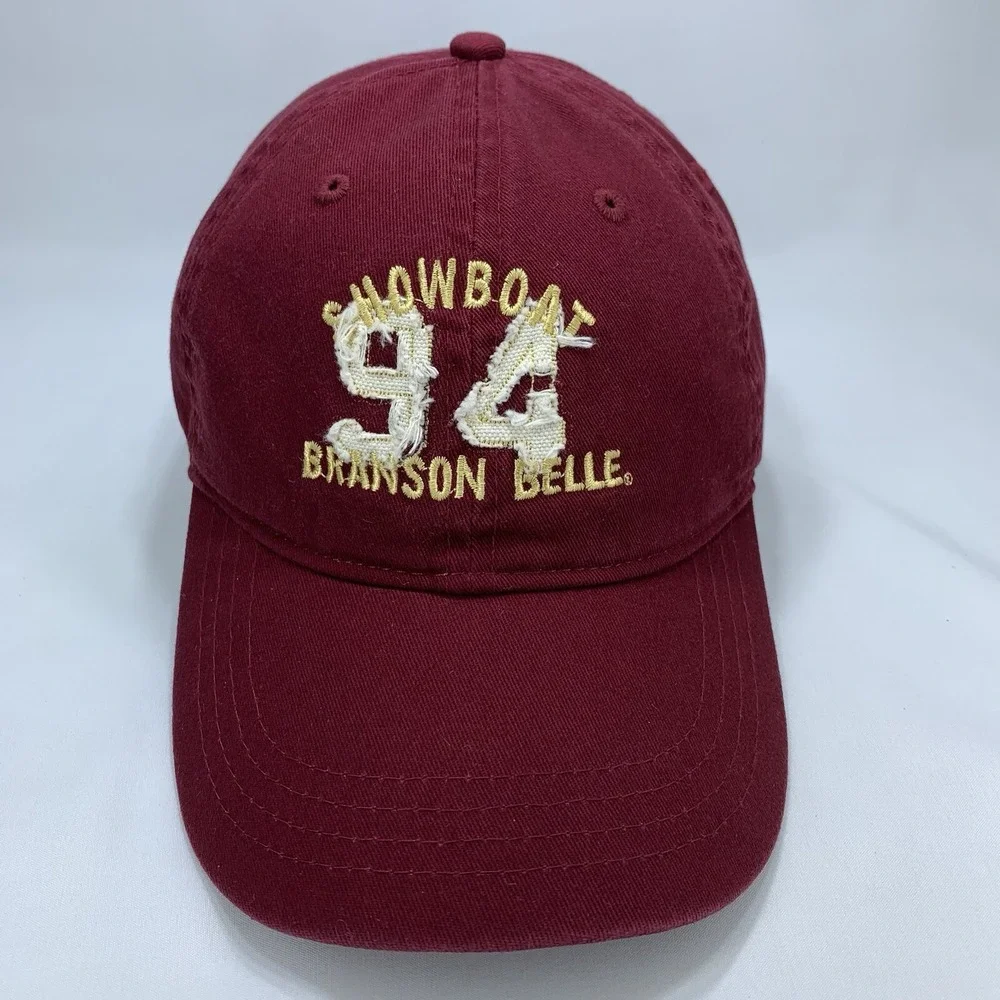 Showboat Branson Belle 94 Hat Red Adjustable Strapback OSFM Outdoor Cap Souvenir